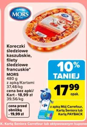 Koreczki śledziowe kaszubskie Mors +1 wariant