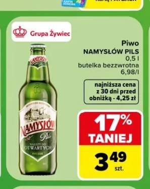 Piwo Namysłów Pils