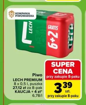 Piwo Lech Premium 8-pak