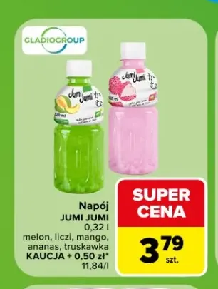 Napój Jumi Jumi melon +4 warianty