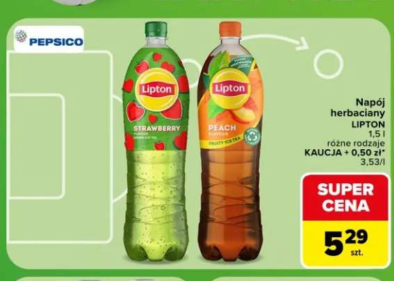 Napój herbaciany Lipton brzoskwiniowy +1 wariant