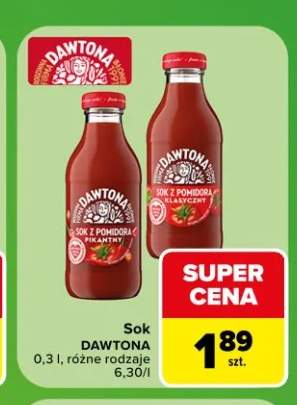 Sok z pomidora pikantny Dawtona +1 wariant