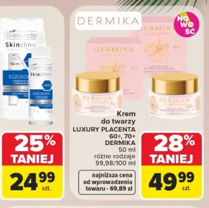Krem do twarzy Dermika Luxury Placenta 60+ +1 wariant