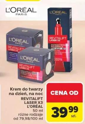 Krem do twarzy L'Oréal Revitalift Laser X3