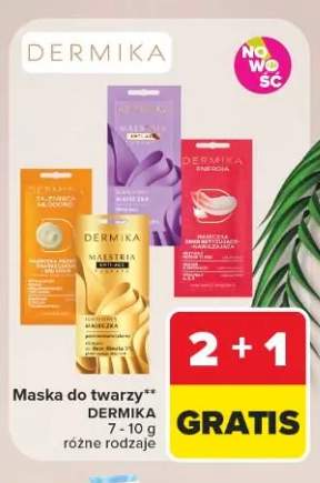 Maska do twarzy Dermika Maestria Przeciwzmarszczkowa +2 warianty