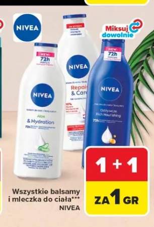 Balsamy i mleczka do ciała Nivea +3 warianty