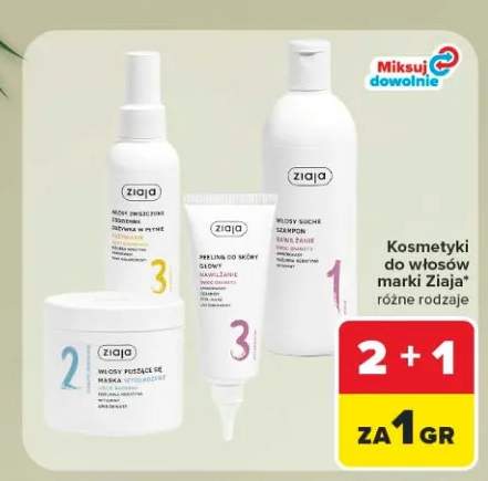 Peeling do skóry głowy Ziaja +3 warianty