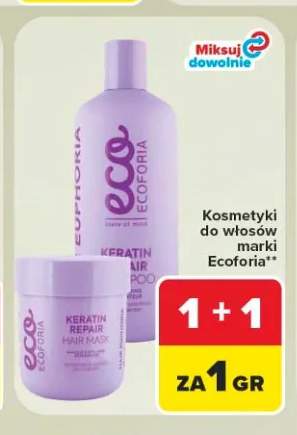 Maska do włosów Ecoforia Keratin Repair +1 wariant