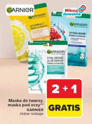 Maska do twarzy na tkaninie Garnier Witamina C +2 warianty