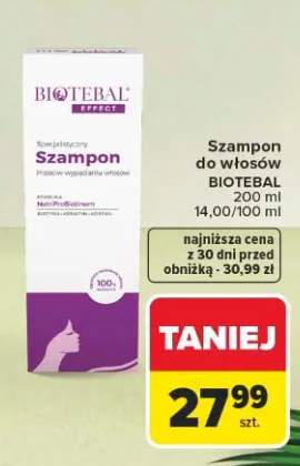Szampon do włosów Biotebal Effect