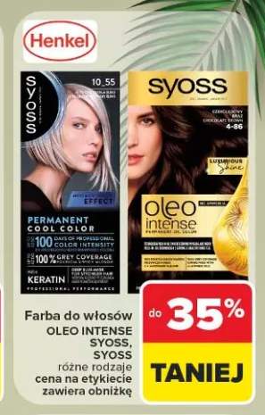 Farba do włosów Syoss Oleo Intense +1 wariant