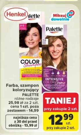 Szampon koloryzujący Palette Color Shampoo +1 wariant