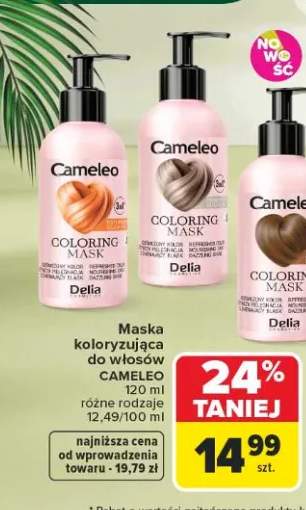 Maska koloryzująca do włosów Delia Cameleo