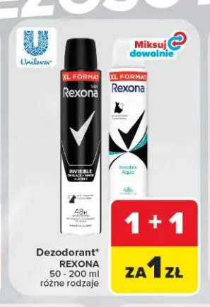Dezodorant spray Rexona Men Invisible +1 wariant