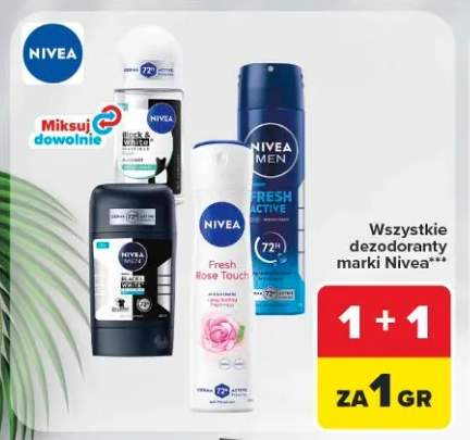 Dezodoranty Nivea +4 warianty