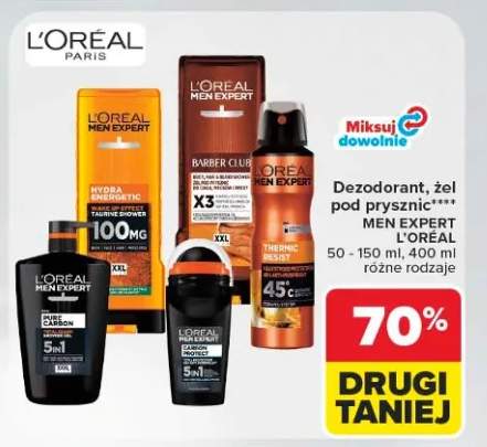 Żel pod prysznic L'Oreal Men Expert Hydra Energetic +3 warianty
