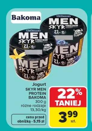 Jogurt Skyr Men Protein Bakoma