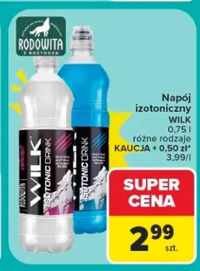 Napój izotoniczny Wilk czarny +1 wariant