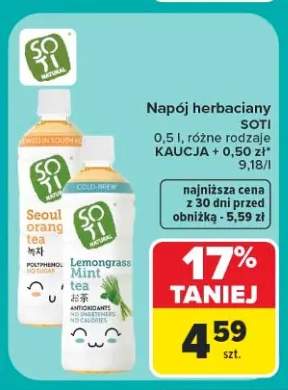 Napój herbaciany Soti Seoul Green Tea +1 wariant