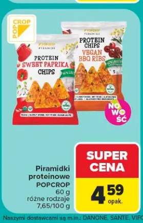 Piramidki proteinowe Popcrop Sweet Paprika +1 wariant
