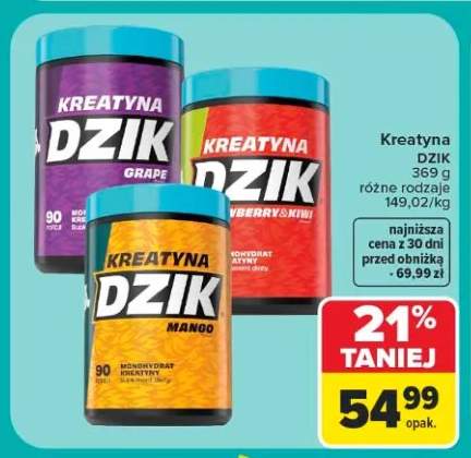 Kreatyna Dzik Grape +2 warianty