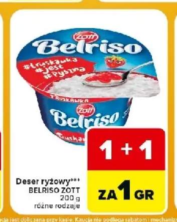 Deser ryżowy Belriso Zott czekolada +1 wariant