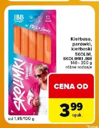Kiełbaski Skolim JBB +3 warianty