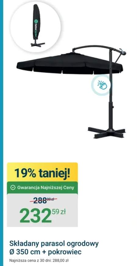 parasol ogrodowy