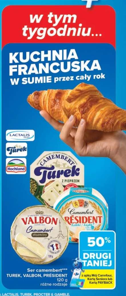 Ser camembert Turek z pieprzem +2 warianty