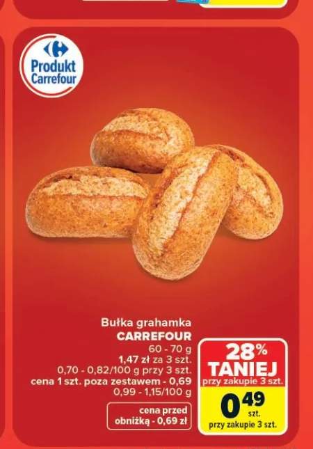 Bułka grahamka Carrefour