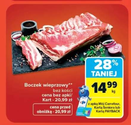 Boczek wieprzowy bez kości