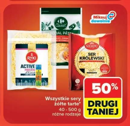 Sery żółte tarte +2 warianty