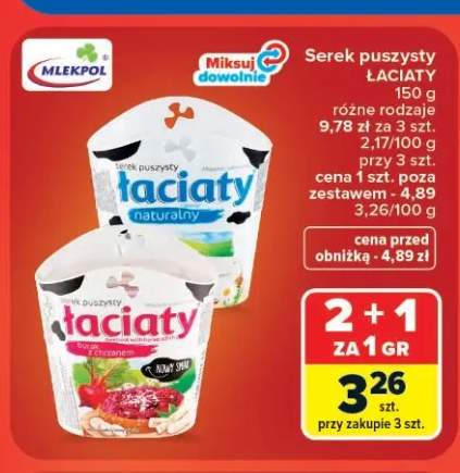 Serek puszysty Łaciaty naturalny +1 wariant