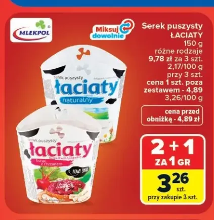 Serek puszysty Łaciaty naturalny +1 wariant