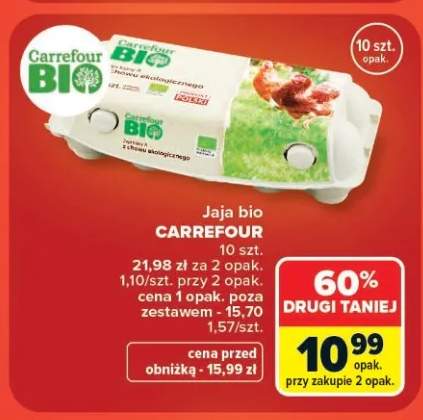 Jaja bio Carrefour Bio