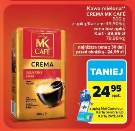 Kawa mielona MK Café Crema