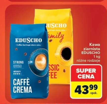 Kawa ziarnista Eduscho Caffè Crema +1 wariant