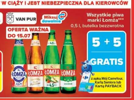 Piwa marki Łomża +4 warianty