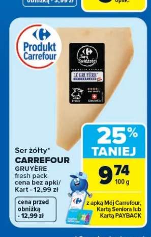 Ser żółty Gruyère Carrefour
