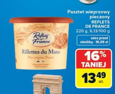 Pasztet wieprzowy pieczony Rillettes du Mans Reflets de France