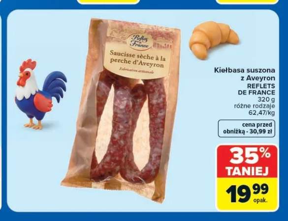 Kiełbasa suszona z Aveyron Reflets de France