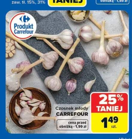 Czosnek młody Carrefour