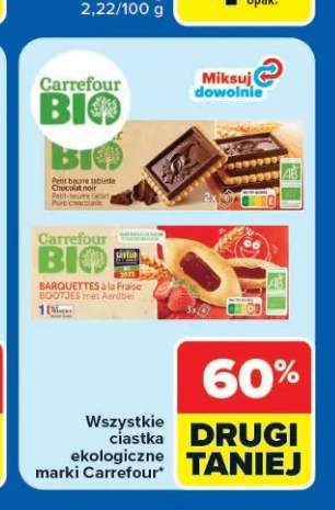 Ciastka ekologiczne Carrefour +1 wariant