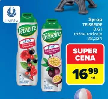 Syrop Teisseire Zero Grenadine +1 wariant