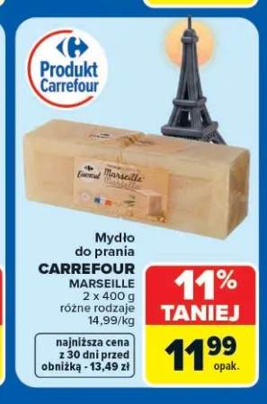 Mydło do prania Carrefour Marseille 2-pak