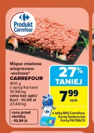 Mięso mielone wieprzowo-wołowe Carrefour