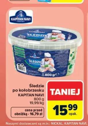 Śledzie po kołobrzesku Kapitan Navi