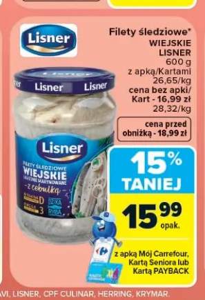 Filety śledziowe wiejskie Lisner