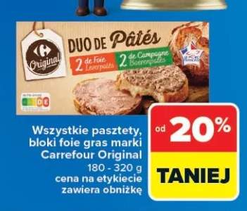Pasztet Duo de Pâtés Carrefour Original