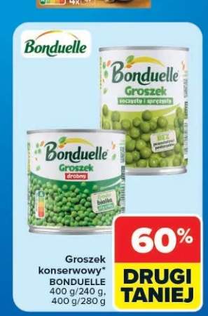 Groszek konserwowy drobny Bonduelle +1 wariant